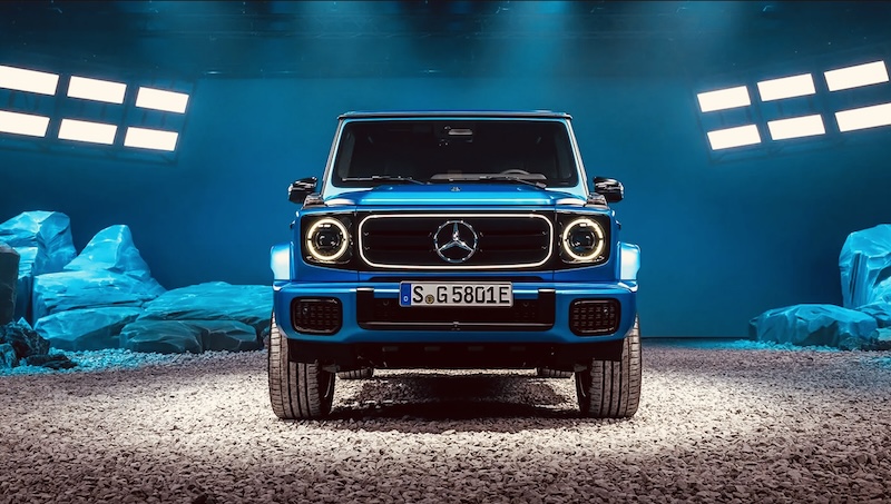 Blue car